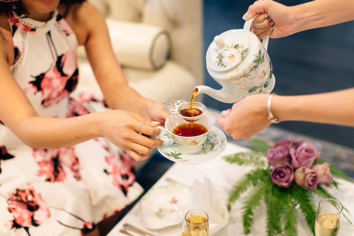 Spring afternoon high tea at The Ballantyne is a rare treat.