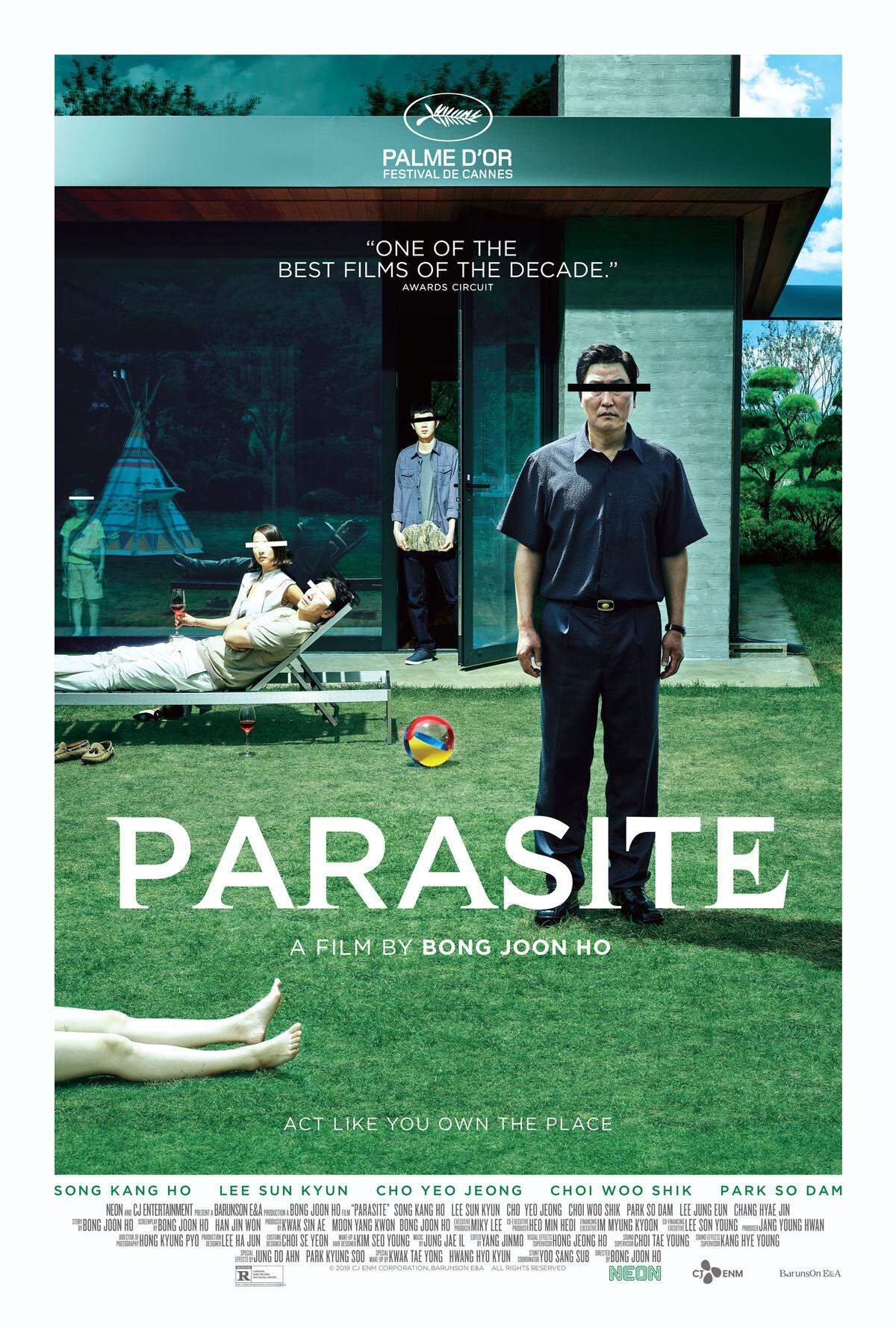 South Korean writer-director Bong Joon-Ho’s “Parasite” is a dark comedy about a struggling family.