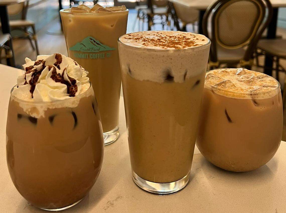 Summit Coffee’s fall lineup includes an Iced Pumpkin Pie Latte, the Iced Box Turtle Mocha, an Iced and Shaken Pumpkin Chai Latte and an Iced Maple Sea Salt Latte.