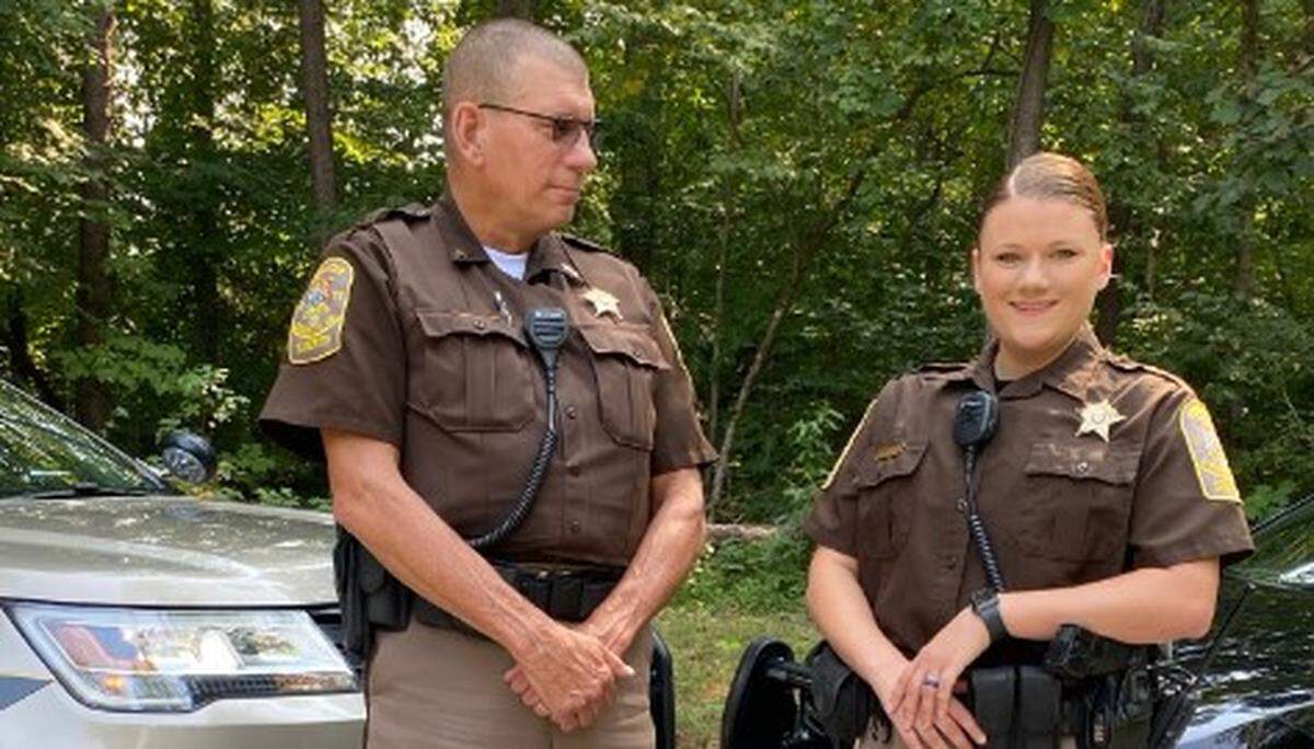 Glenn “Mart” Koontz with his daughter Laura Stephens.