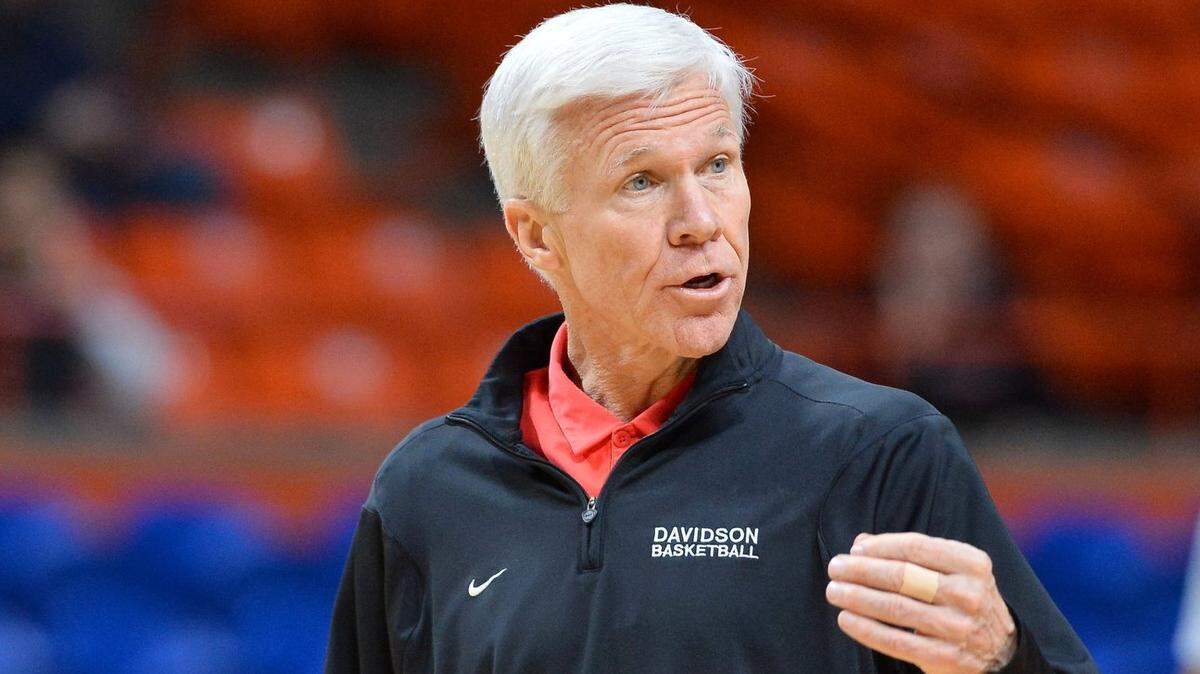 Bob McKillop is entering his 30th season as the men’s basketball coach at Davidson. Saturday, the Wildcats held their annual Red-Black scrimmage at Belk Arena.