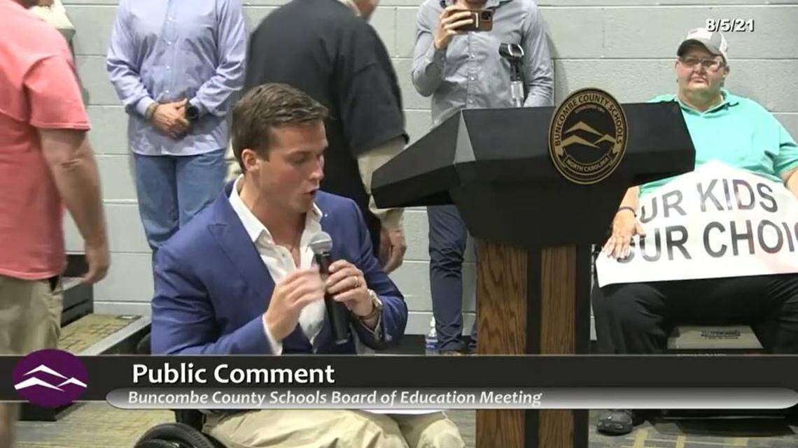 Congressman Cawthorn will bring his campaign against masks in school to Johnston