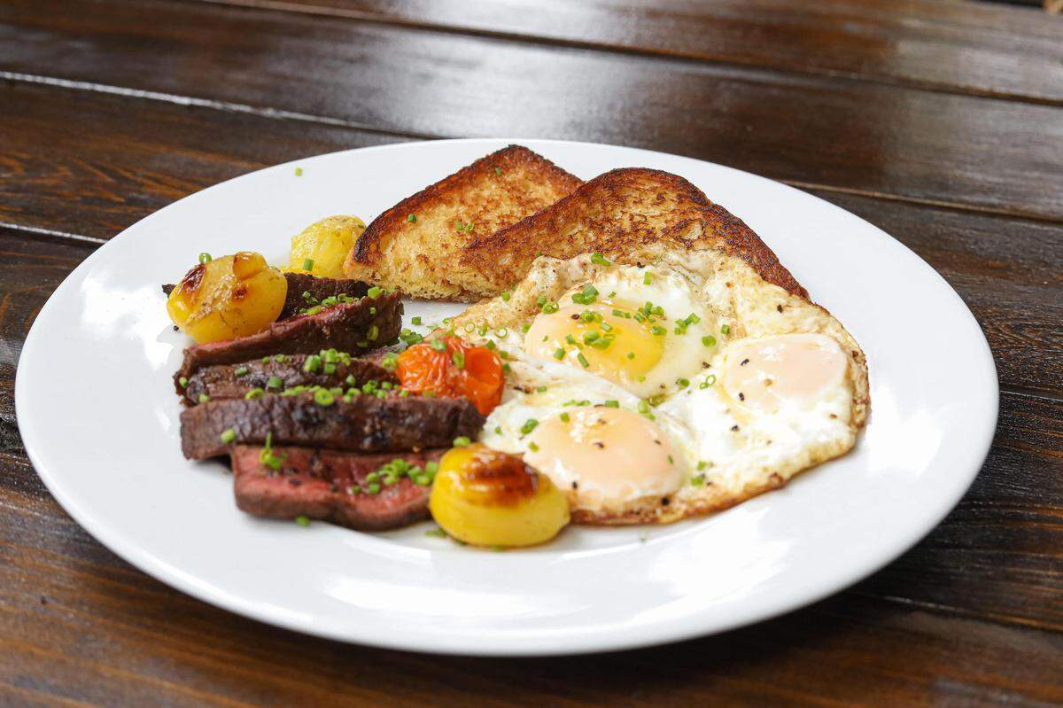 Figo 36’s Mother’s Day brunch options include steak and eggs.