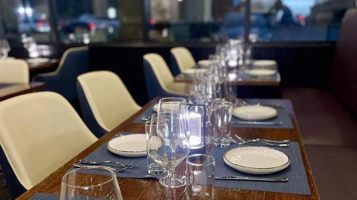 The dining room at 16 Prime Steak & Seafood.