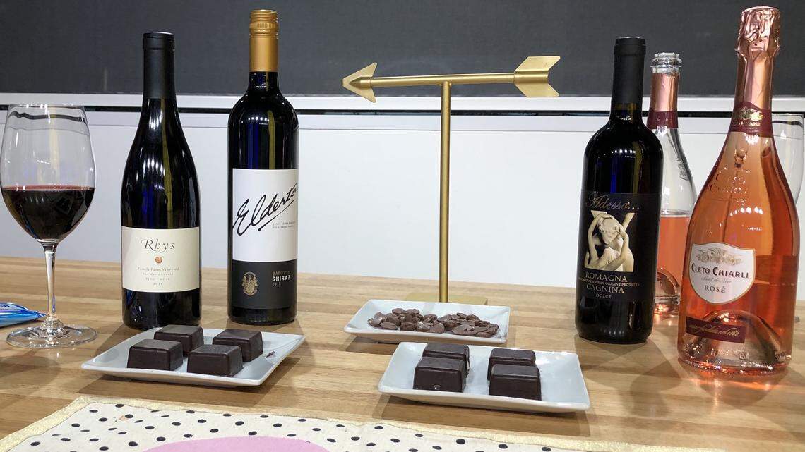 There is an art to pairing wine and chocolate together — don't just drink whatever matched your dinner. 