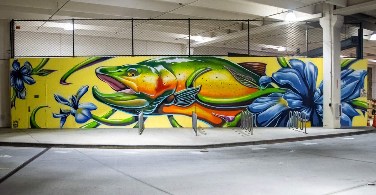 Mural by Ivan Roque of Miami, Florida.