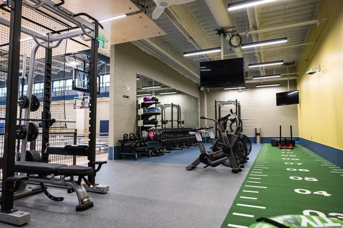 A workout room in the new Northern Regional Recreation Center and Senior Center in Cornelius, N.C., on Tuesday, June 7, 2022.