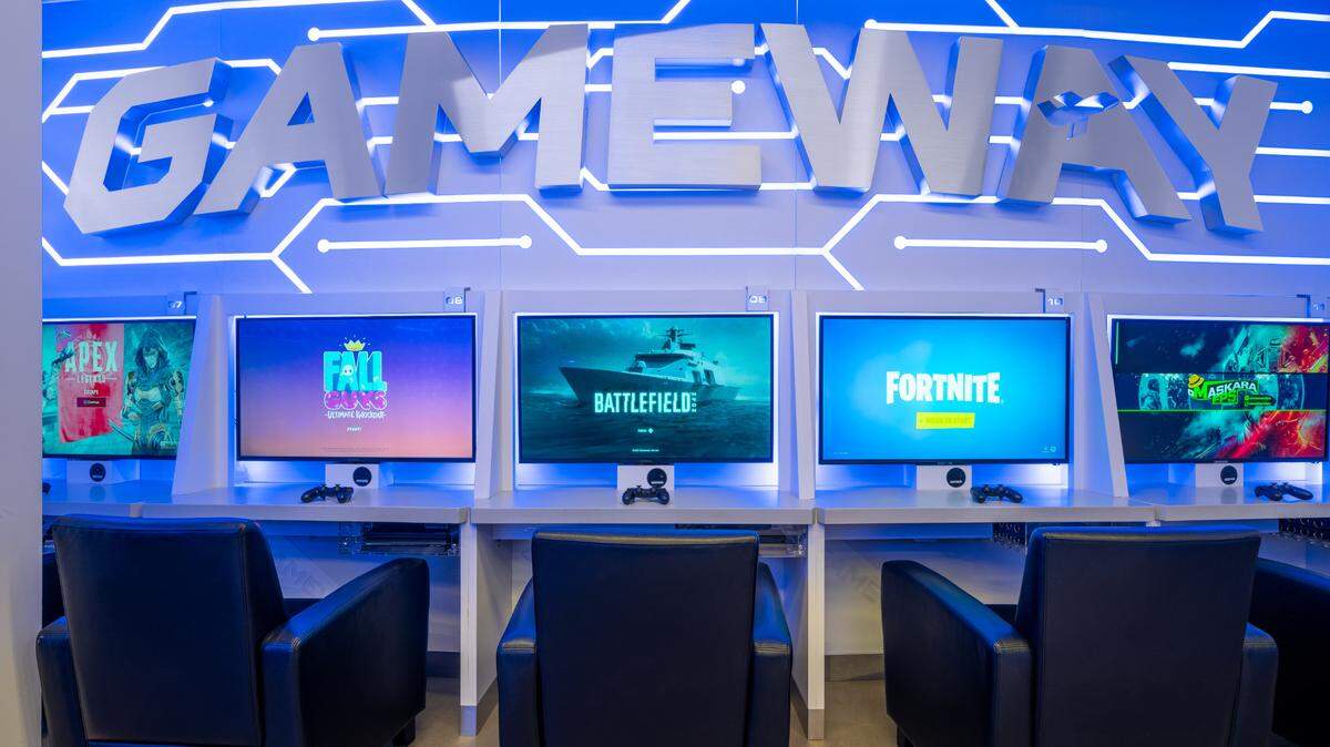 Gameway opens its fourth location at Concourse E expansion at Charlotte Douglas International Airport.