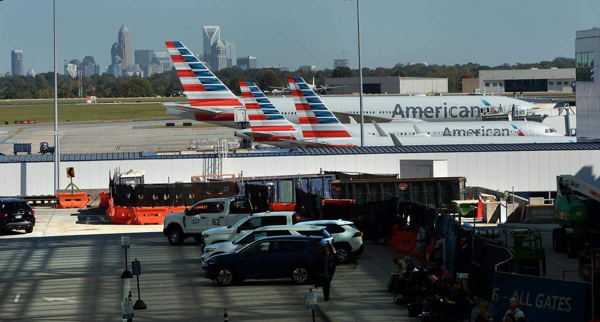 American Airlines coordinates about 700 flights every day at Charlotte Douglas International Airport.