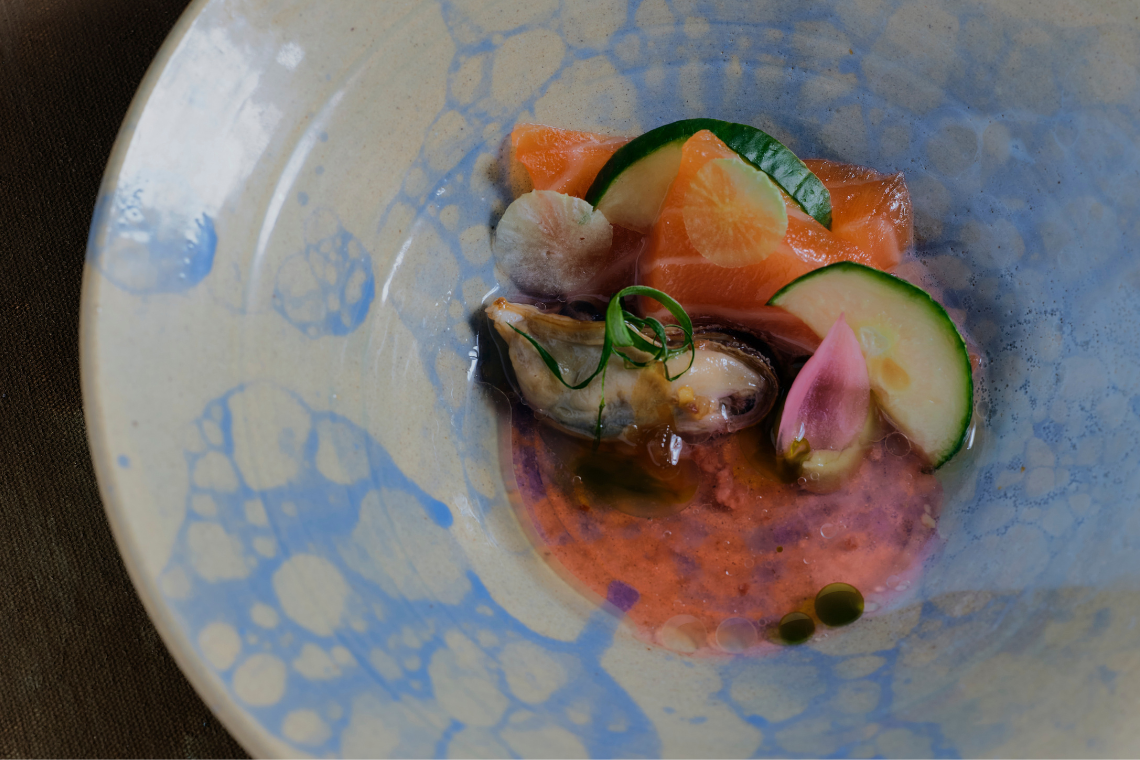 Counter- in Wesley Heights is a quarterly tasting menu inspired by seasons, art and culture.