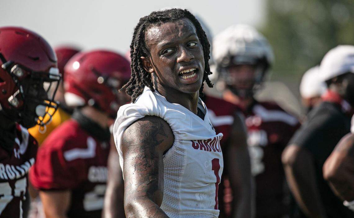 Jaycee Horn played cornerback at South Carolina before being drafted by the Panthers.