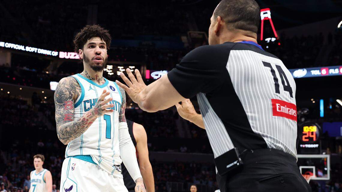 Was play by LaMelo Ball on Bam Adebayo ‘dirty?’ Hornets, Heat chime in