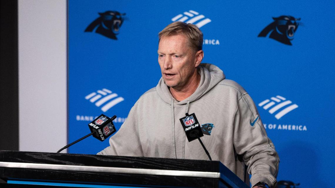 Carolina Panthers interim coach isn’t auditioning for head job: ‘I’m working on today’
