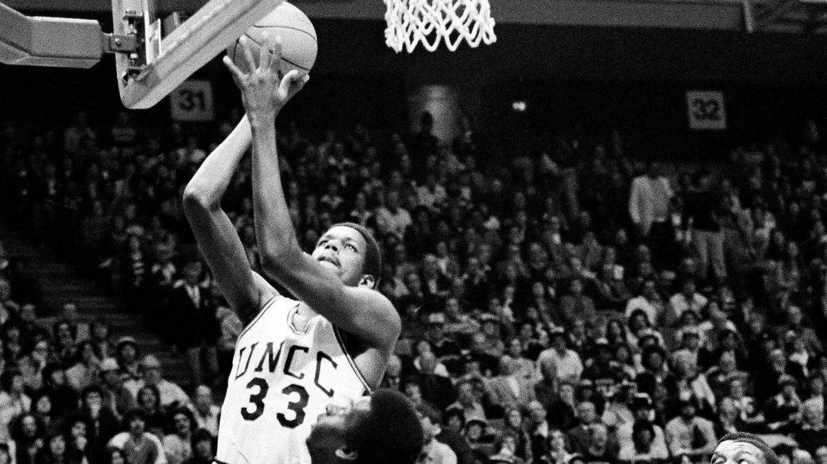 Cedric Maxwell (33) led the Charlotte 49ers to the 1977 Final Four and is part of their inaugural athletics hall of fame class.
