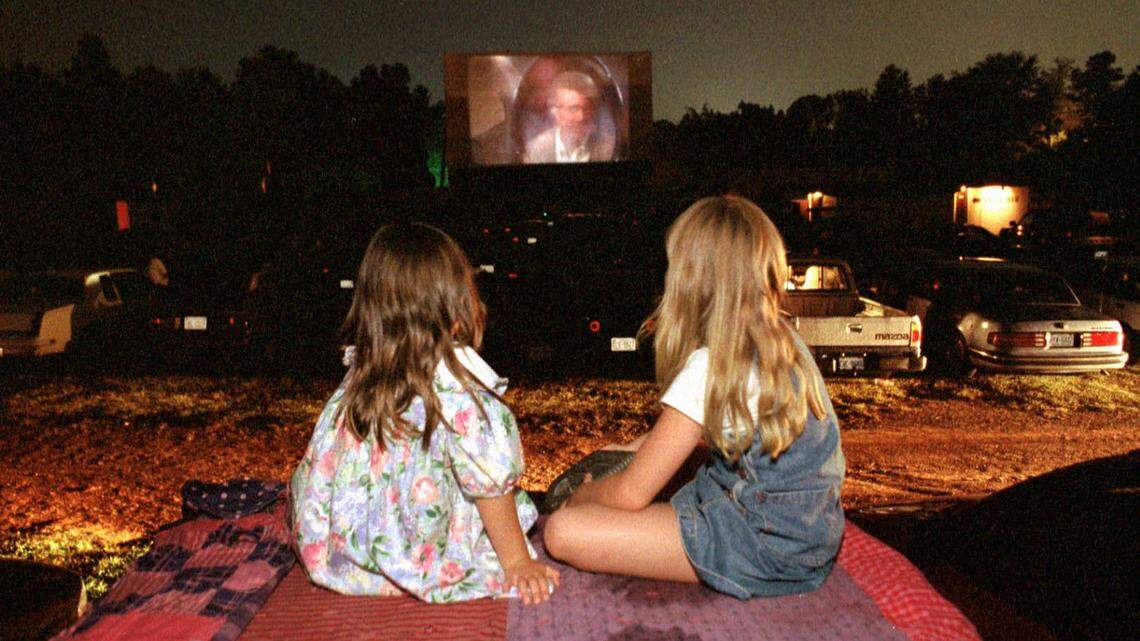 The historic Belmont Drive-In movie theater will reopen soon, now that the business has passed the county health inspection, said owner Melinda Lawing. Seen here is a 1995 file photo of the theater.
