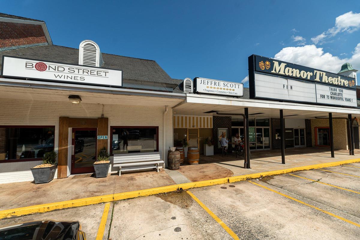 Bond Street Wines on Providence Road has been a popular place for Regal Manor Twin customers to go have a glass and discuss the movie after. The Manor will not open its doors after the coronavirus pandemic, the theater announced recently.