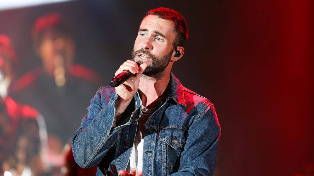 Adam Levine of Maroon 5 performs at the We Can Survive Concert at the Hollywood Bowl on Saturday, Oct. 24, 2015, in Los Angeles. (Photo by Rich Fury/Invision/AP)