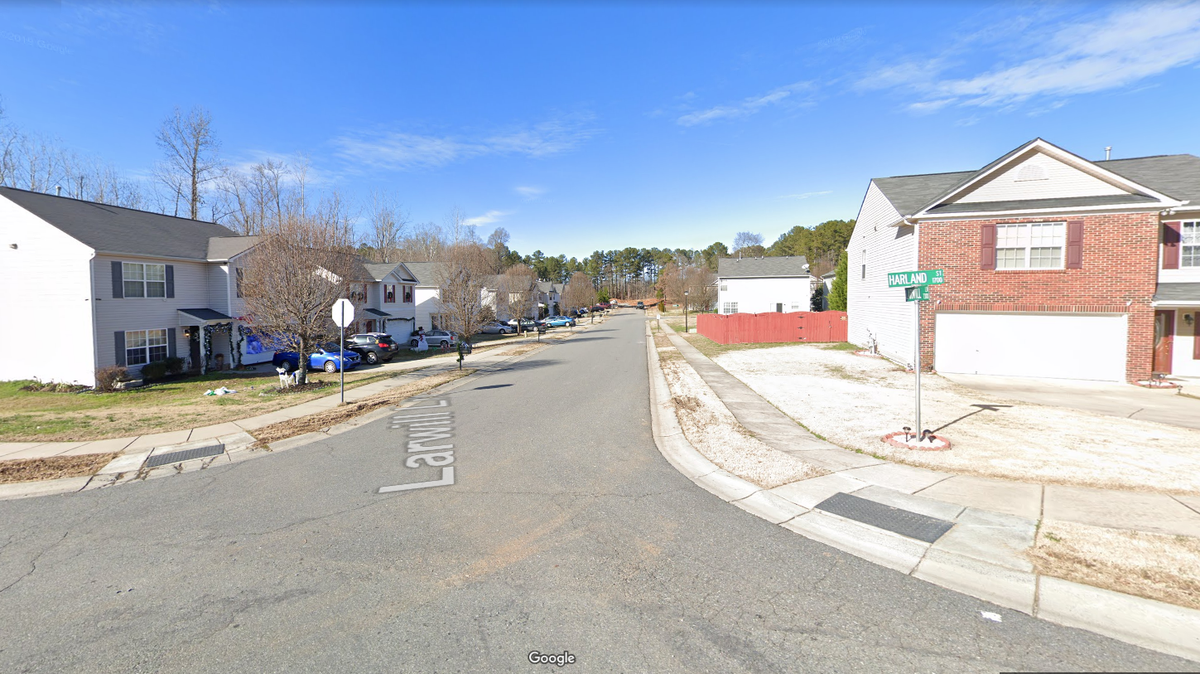 The shooting happened around 5:45 p.m. Thursday on Larwill Lane, CMPD says.