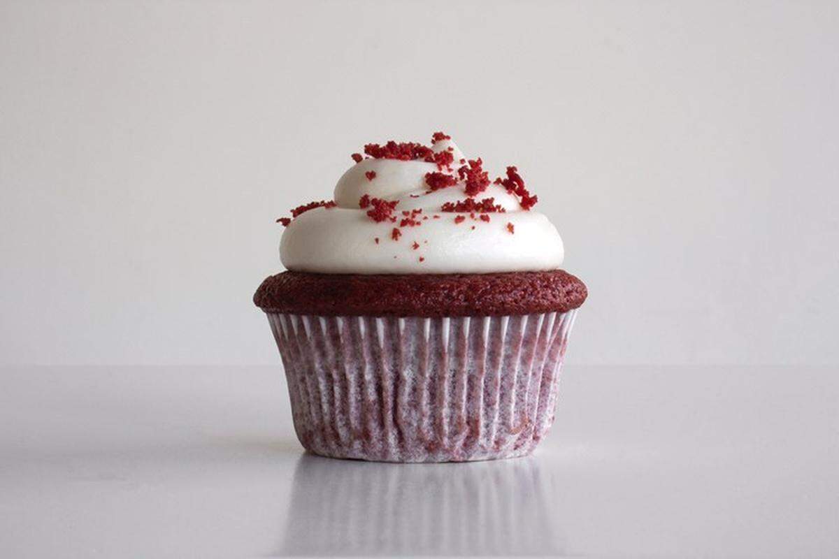 A red velvet cupcake from J Patisserie.