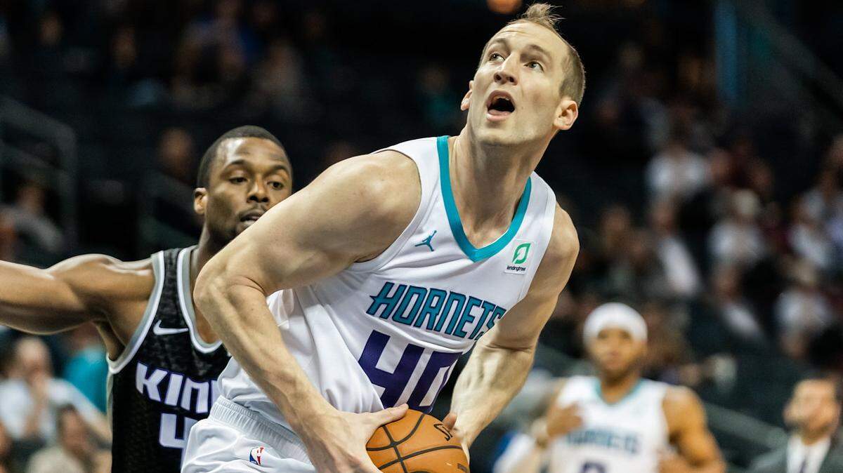 Cody Zeller (40) is entering his 8th season with the Charlotte Hornets. He used to sweat trade rumors; now he accepts them as part of the NBA and doesn’t stress over them.
