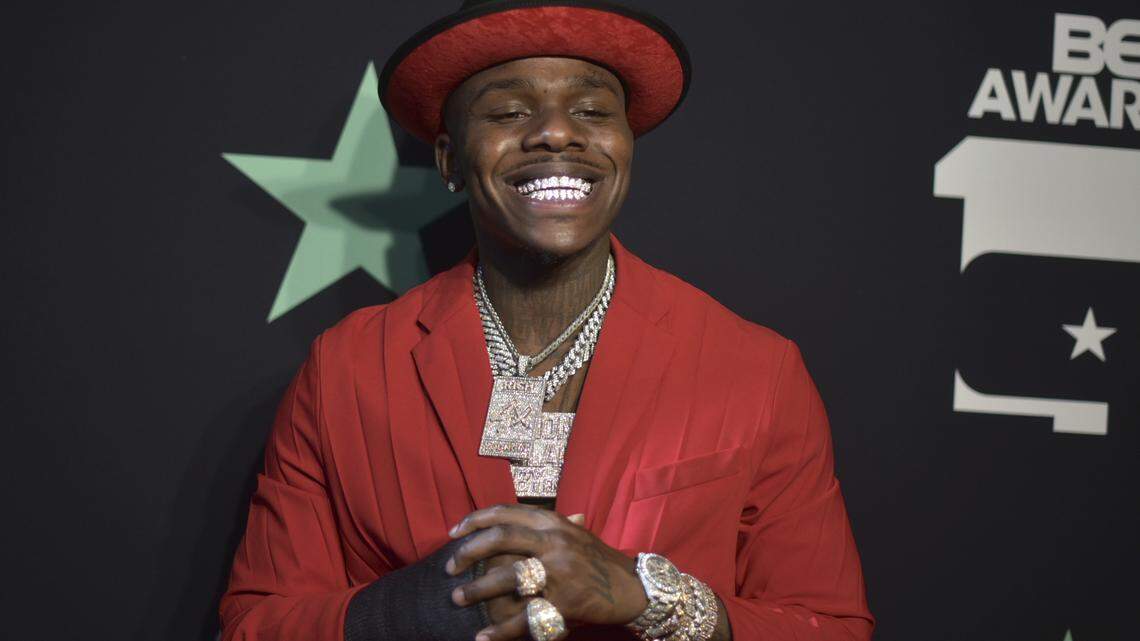 DaBaby poses in the press room at the BET Awards on Sunday, June 23, 2019, at the Microsoft Theater in Los Angeles. The Charlotte Hot 100 rapper has joined an initiative to encourage more young North Carolinians to vote.