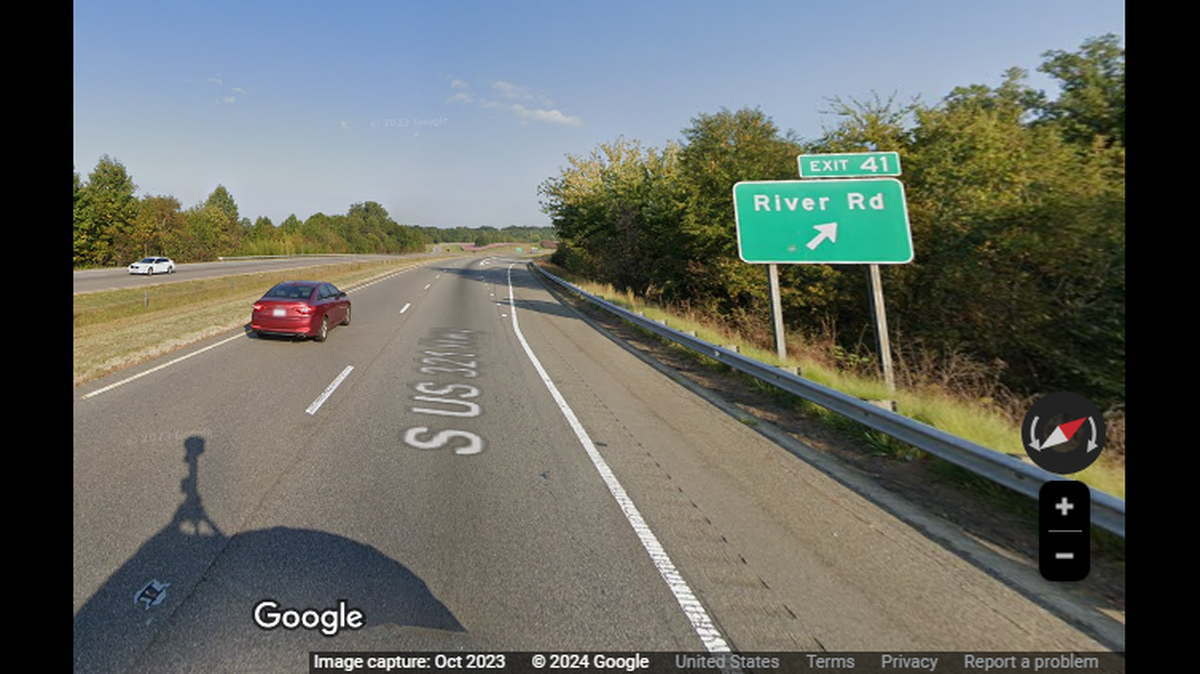 The truck “struck several vehicles near River Road” and kept going on U.S. 321, the N.C. Highway Patrol says.
