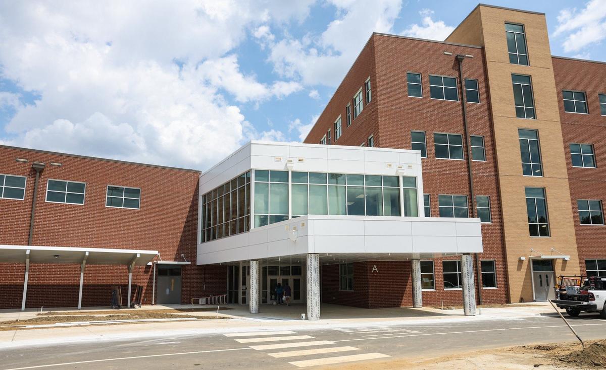 Construction is wrapping up at Ballantyne Ridge, a new high school that is opening in CMS this year.