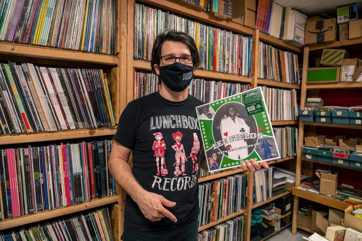 Lunchbox Records owner Scott Wishart.