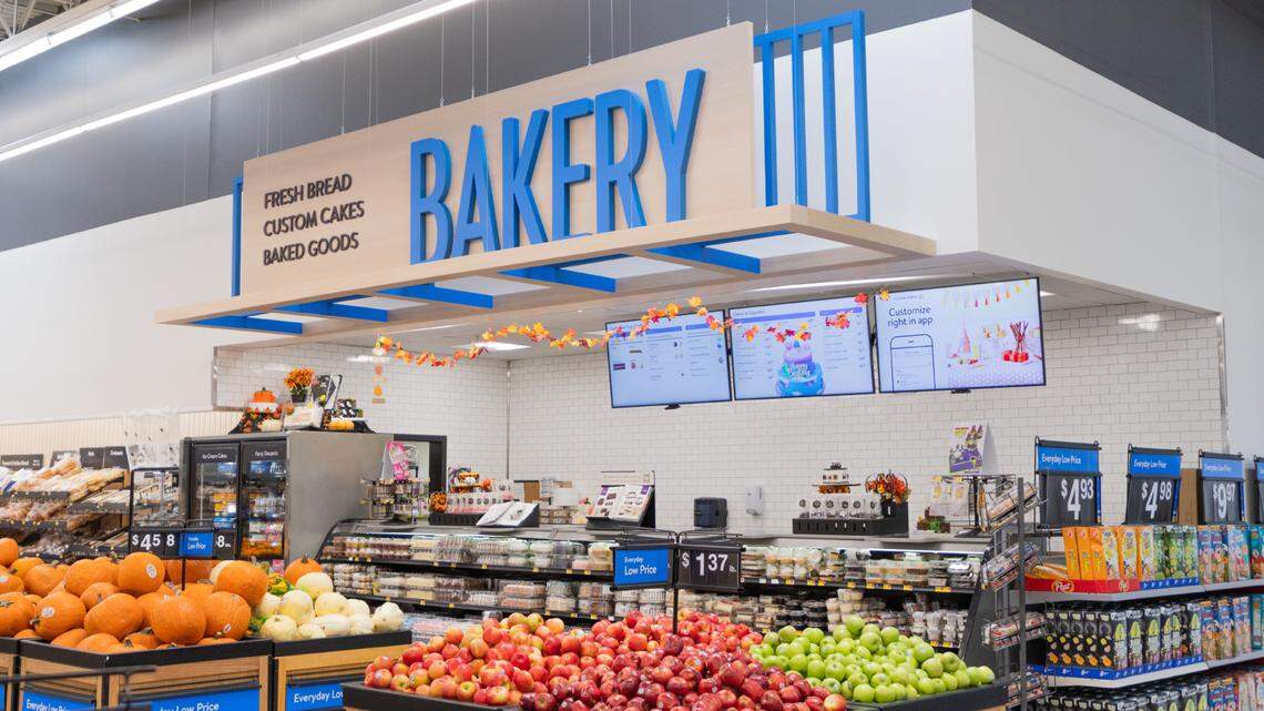 The Walmart at 2101 Younts Road in Indian Trail is one of seven recent renovated stores int eh Charlotte by the retail giant with updates including new and expanded merchandise in every department.