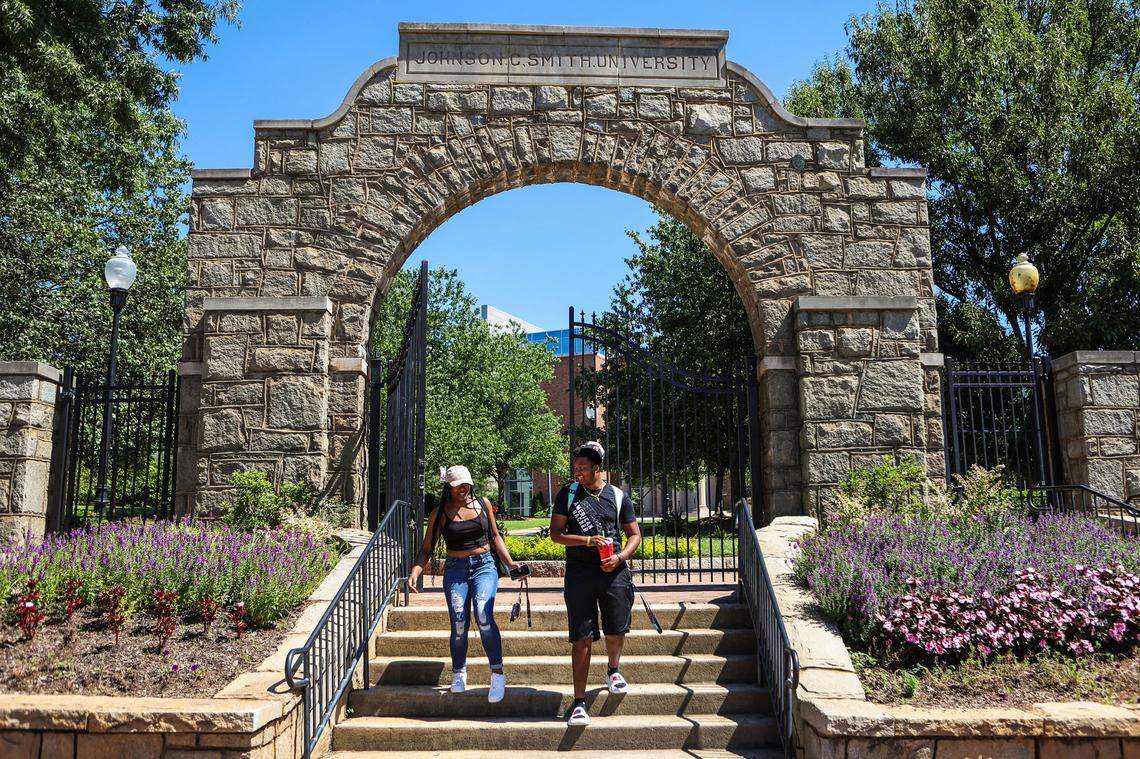 Johnson C. Smith University President Clarence Armbrister said he wanted to retire rather than renew his contract.
