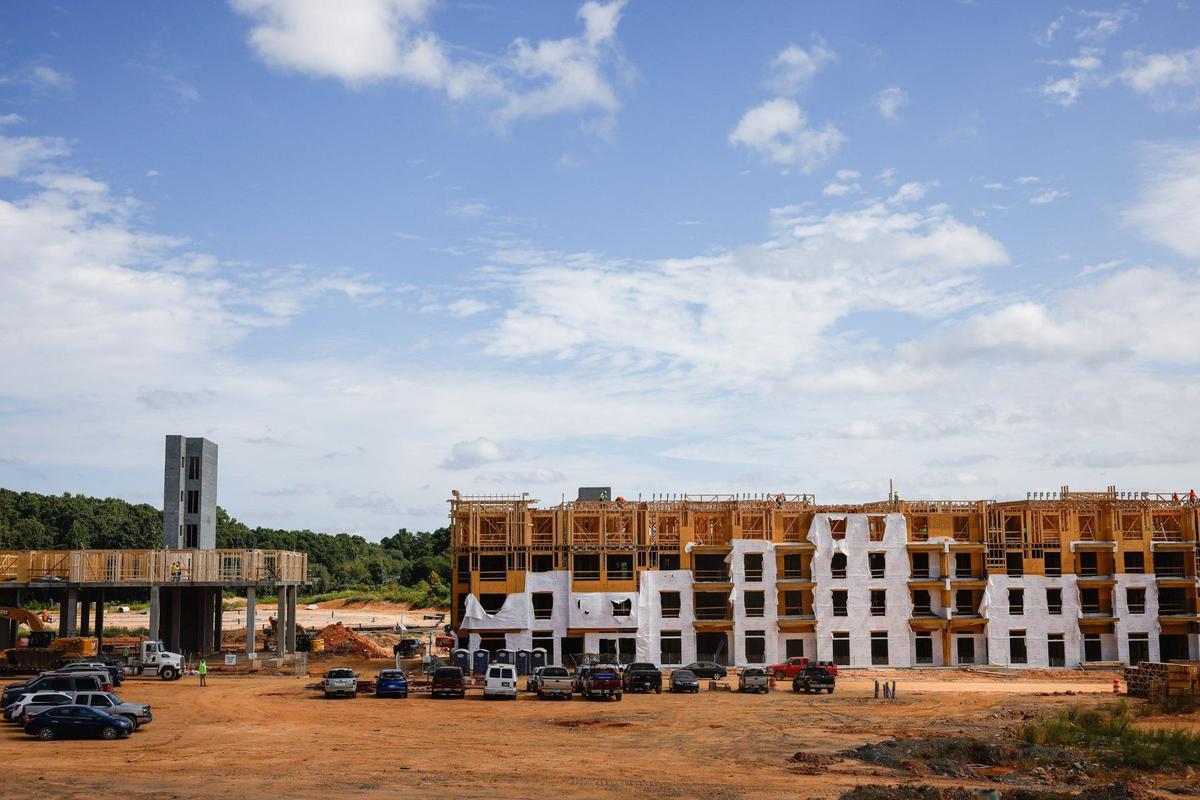 Development at Eastland Yards on Central Avenue in Charlotte, NC on Thursday, September 5, 2024.
