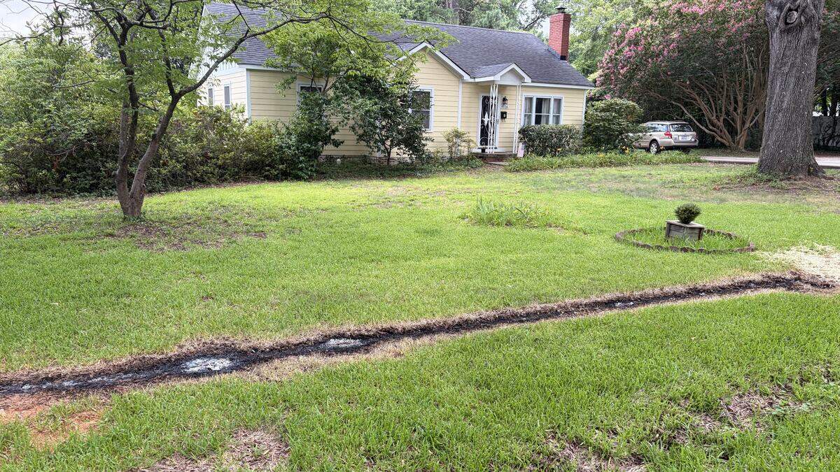 A downed power line in the 4500 block of Craig Avenue in southeast Charlotte killed a 37-year-old woman on Tuesday, July 7, after heavy storms.