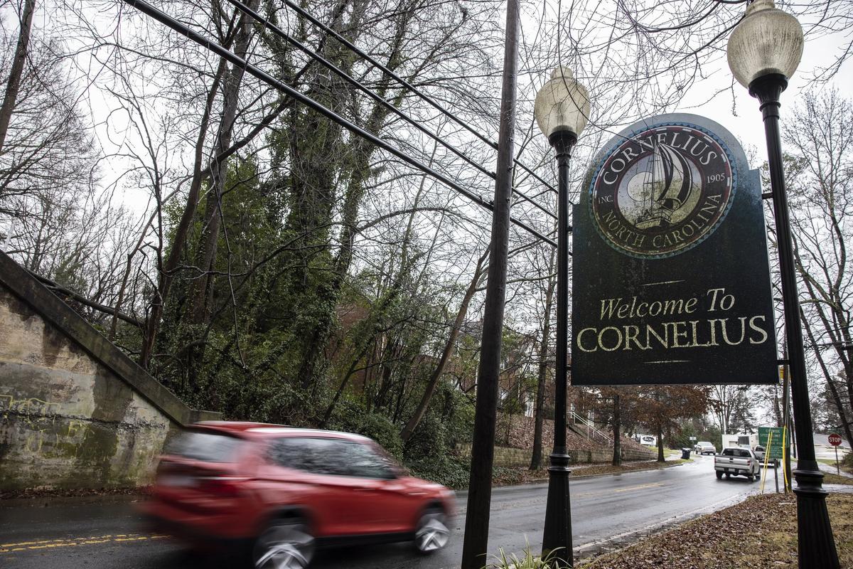 The town of Cornelius, north of Charlotte, has a population of 31,412, according to the 2020 census. It’s divided by Interstate 77 and borders the immensely popular Birkdale Village commercial area to the south, and Davidson, to its north.