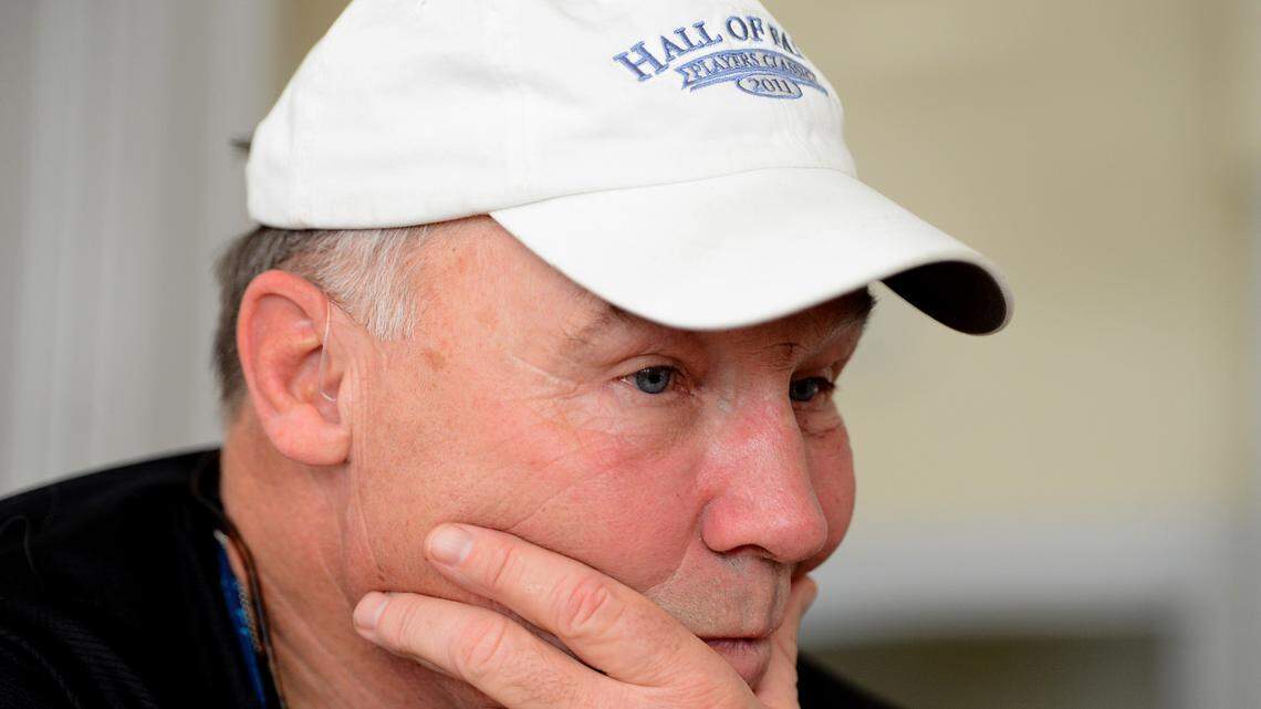 Pro Football Hall of Famer Joe DeLamielleure, photographed in 2014. “Joe D,” as he was known, was the most well-known blocker for Buffalo Bills running back O.J. Simpson in the 1970s.