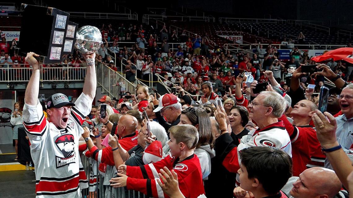 AHL champion Charlotte Checkers will raise Calder Cup banner on Oct. 11