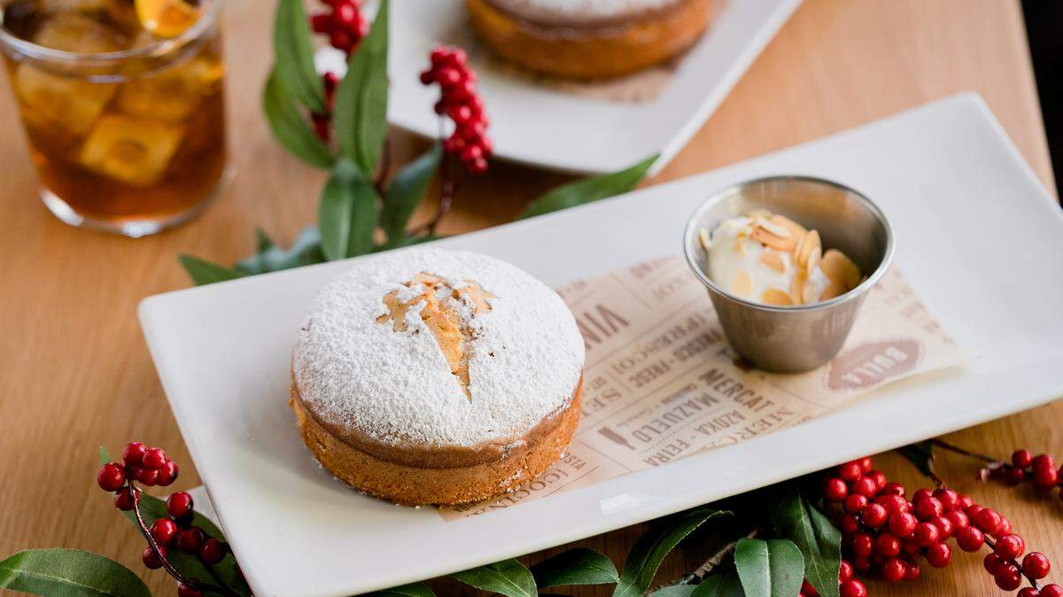 Bulla Gastrobar’s new winter menu includes its Tarta Santiago.