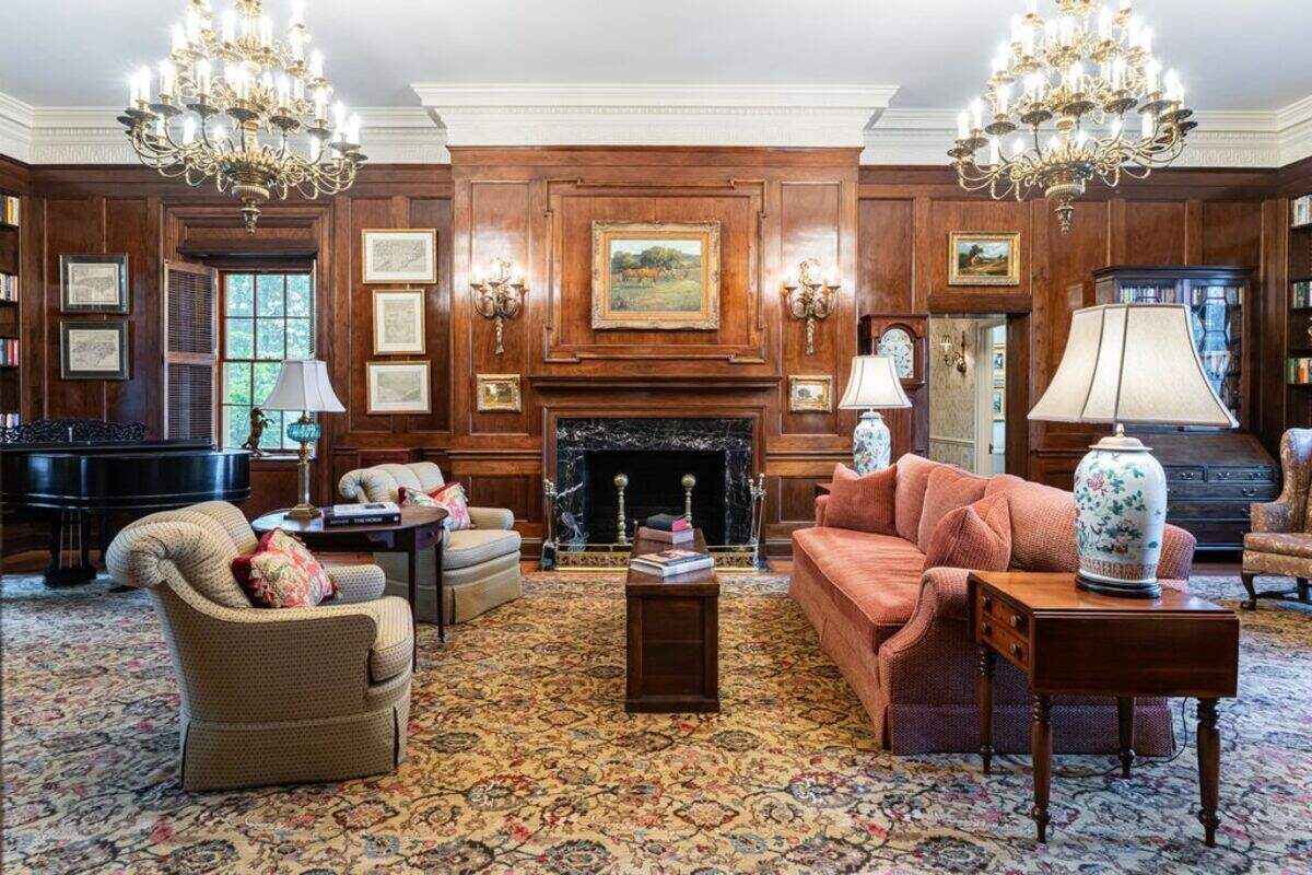 A living room.