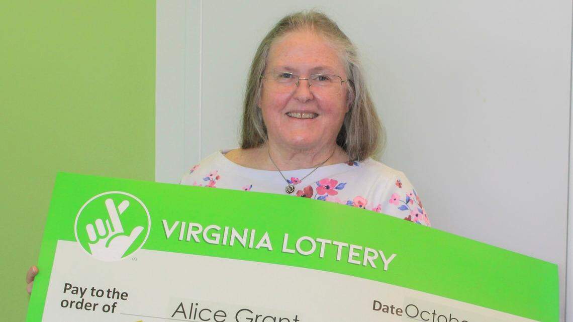 Alice Grant was waiting for her daughter’s prescription at a grocery store when she won big in the Virginia lottery.