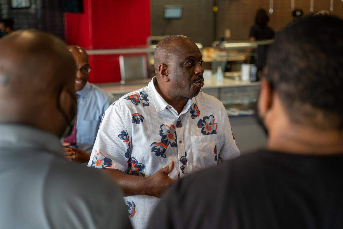 Charlotte City Council Malcom Graham at What The Fries.