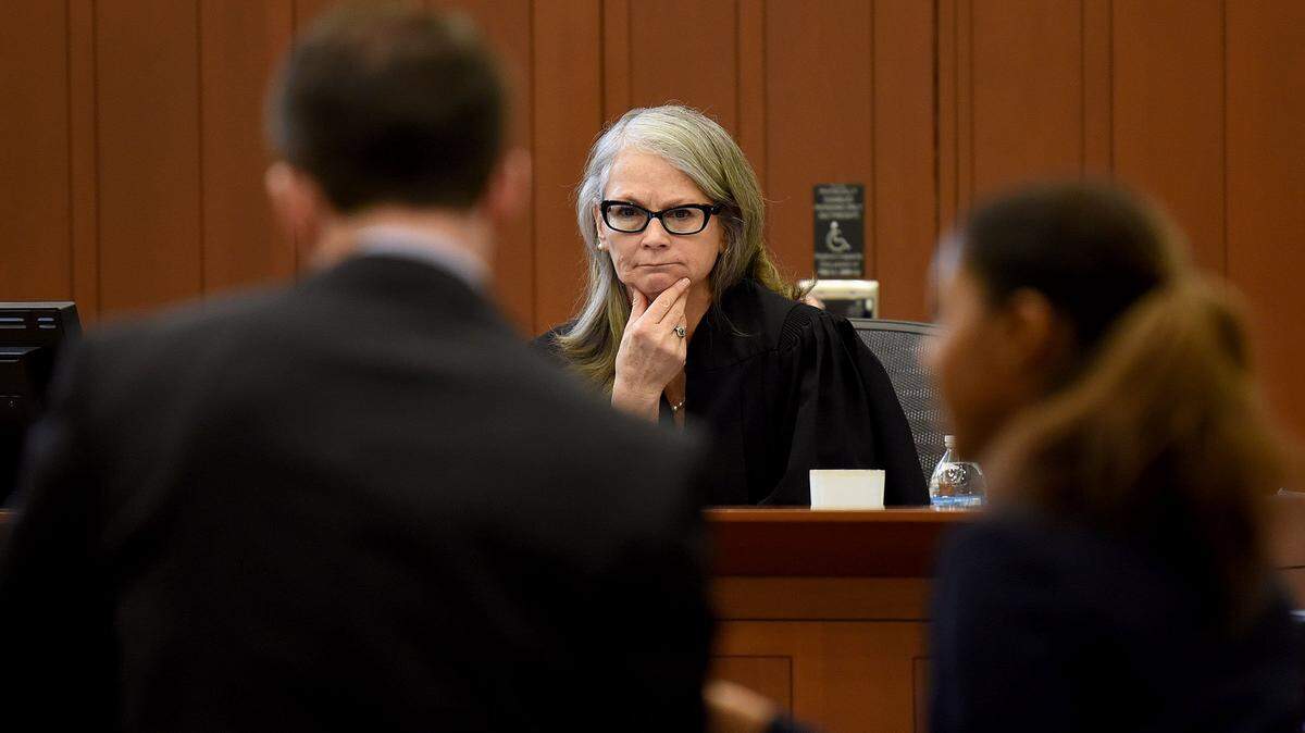 Mecklenburg District Judge Paige McThenia presides in a recent hearing.