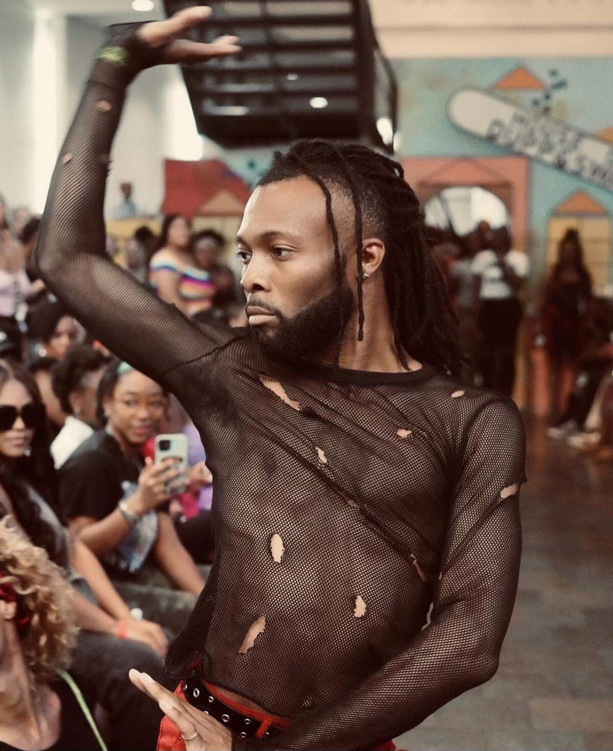 Xlclusive International Haus of Anna Wintour member Wayne Boyd goes by “Stormi D.”