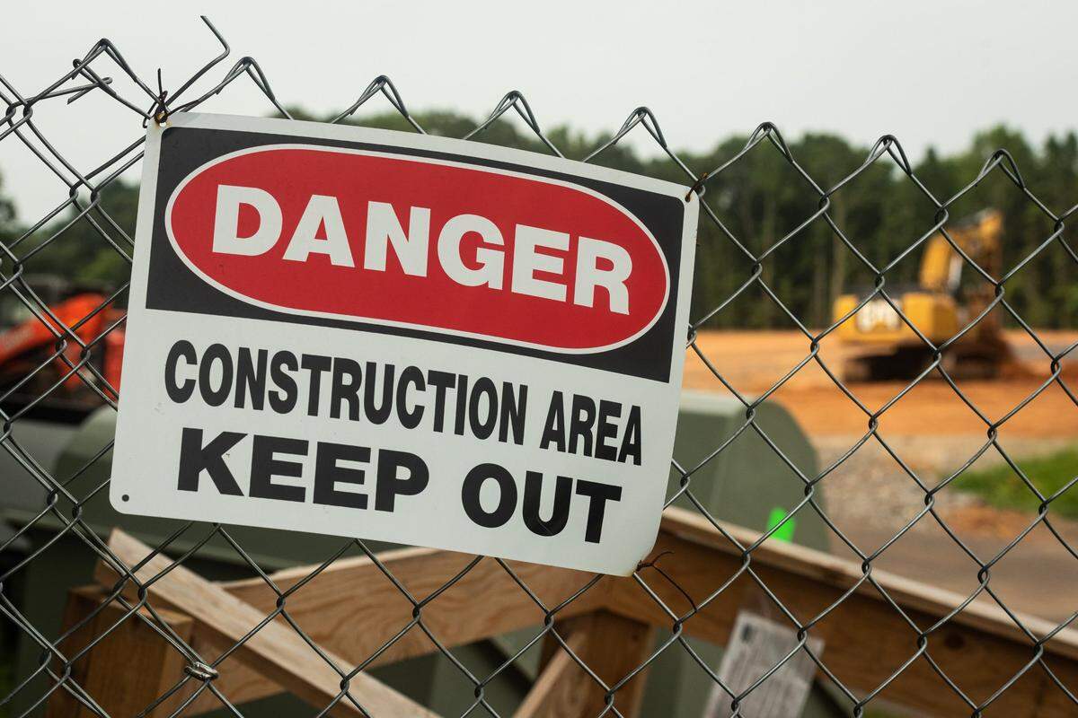 Charlotte-Mecklenburg Schools is asking for a $3 billion bond referendum to be placed on the November 2023 ballot, but it needs the county and voters to approve the idea before borrowing the money. Pictured here is heavy equipment at a construction site for a 45-classroom elementary school being built as relief for Polo Ridge, Hawk Ridge, and Elon Park elementary schools Friday, July 22, 2022.