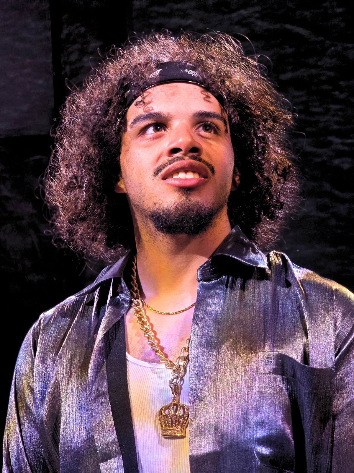 Oedipus (Kelvin Jones-Fernandez) in Three Bone Theatre’s production of ‘Oedipus El Rey’ by Luis Alfaro.