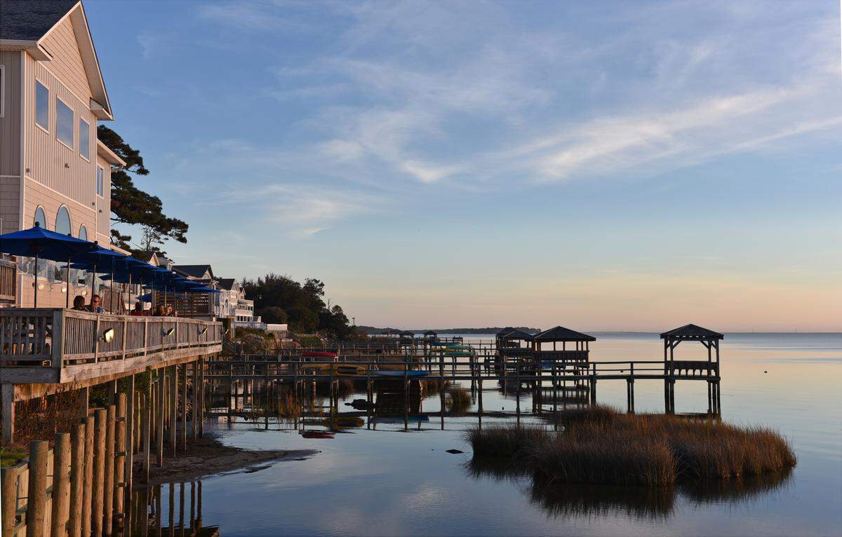 The town of Duck is located in the Outer Banks.