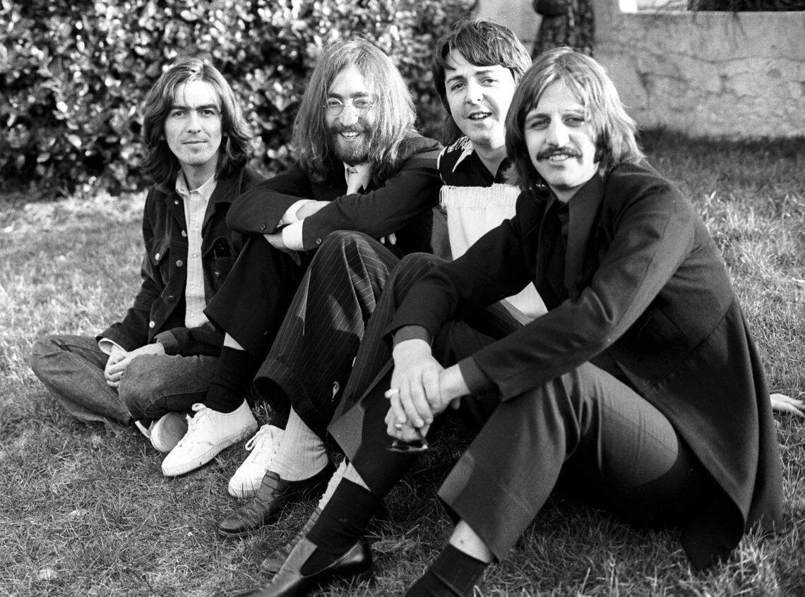 The Beatles in 1969, the year they performed a famed rooftop concert atop the Apple Corps headquarters in London. From left, George Harrison, John Lennon, Paul McCartney and Ringo Starr.