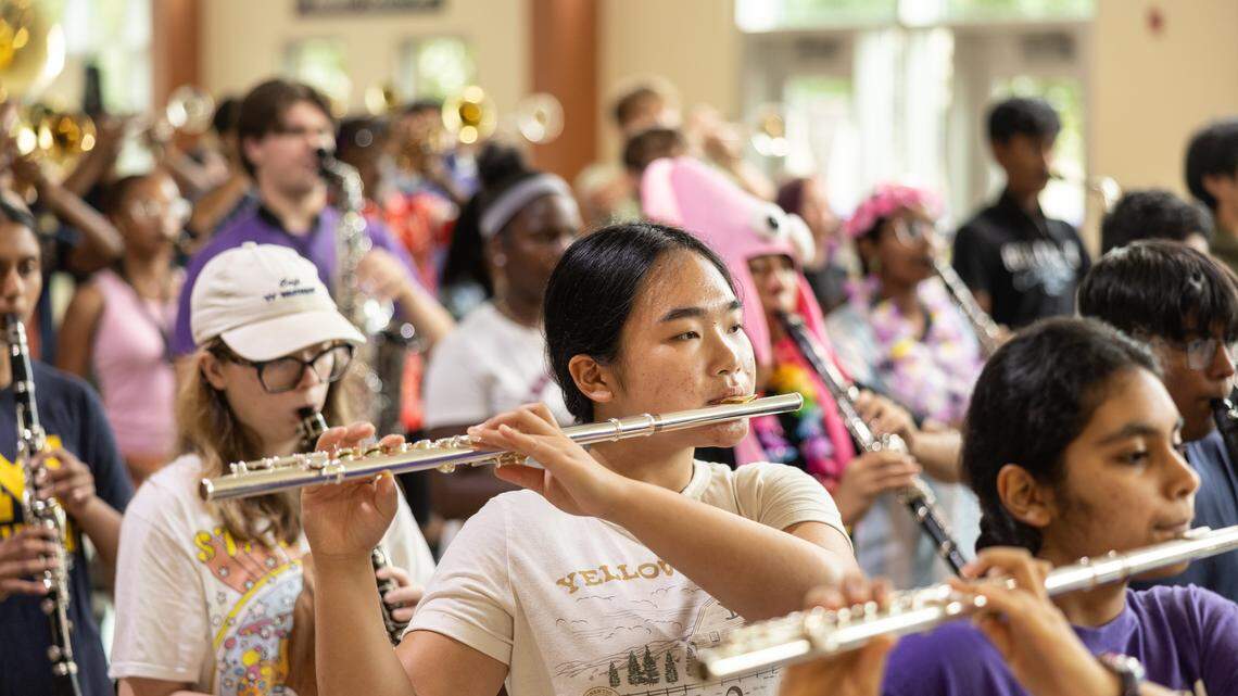 Marching to their own beat: Ardrey Kell band thrives as the largest in CMS