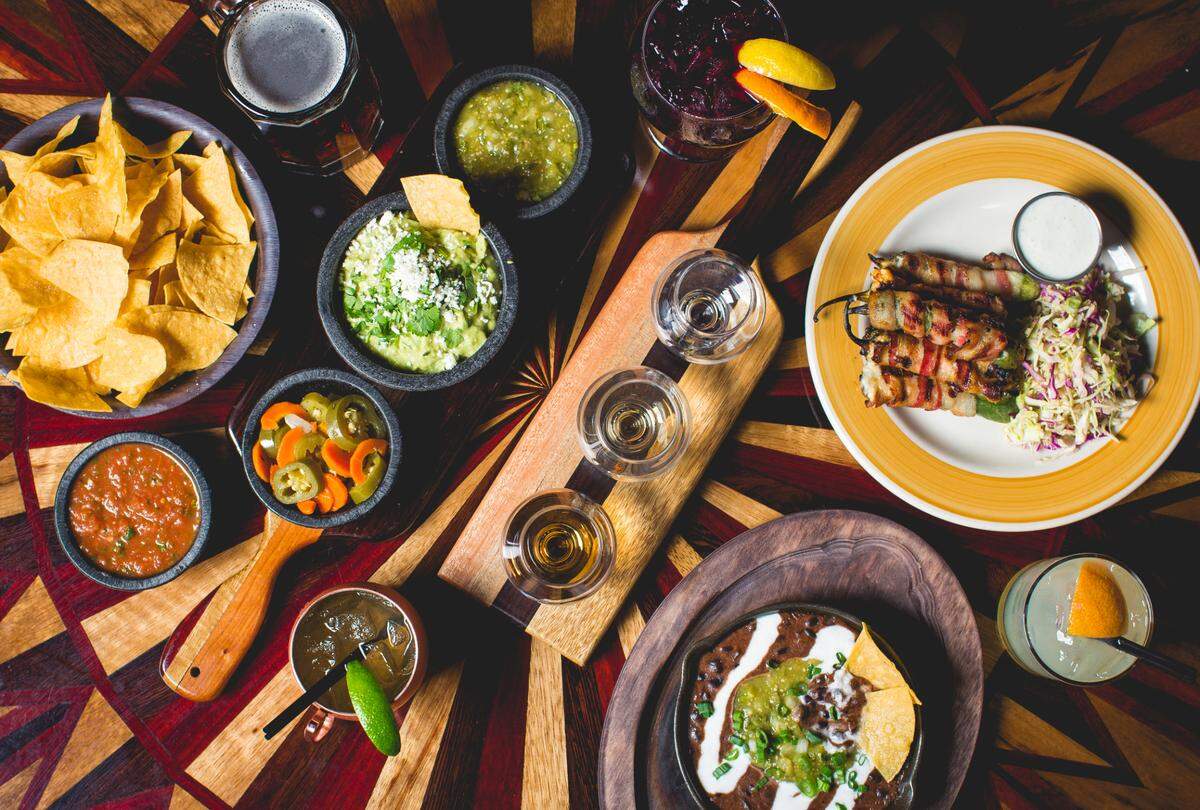 The Matador offers tacos, enchiladas and other Mexican food to pair with agave drinks.