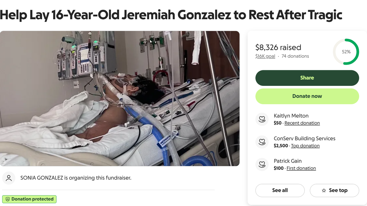 Jeremiah Gonzalez, 16, was shot in the face while sleeping at a friend’s house in northwest Charlotte on Sept. 21. His family said in a GoFundMe page that doctors told them he wouldn’t survive.
