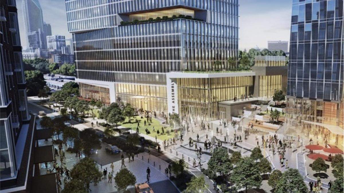 Atrium Health released renderings of its planned medical school and Innovation District.
