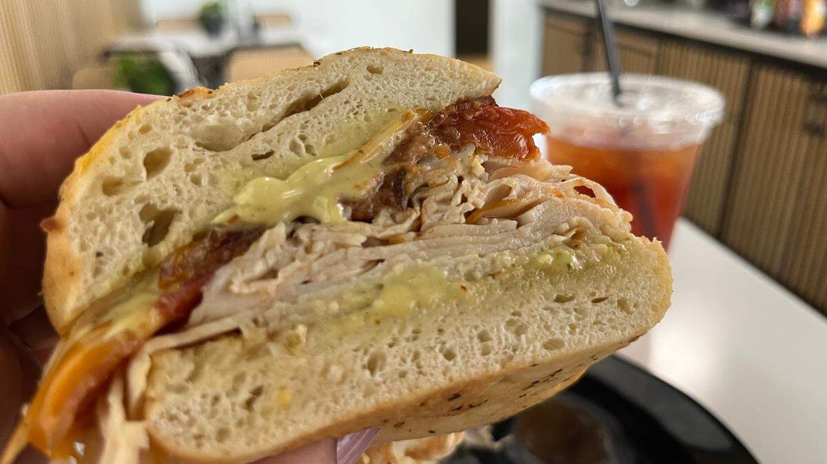 The Fire Bird sandwich at The Counter in Mooreville.